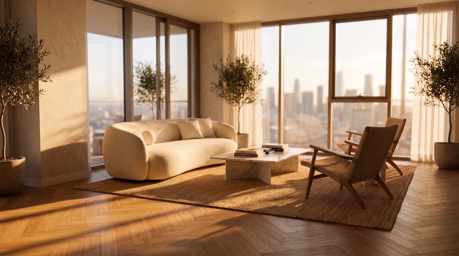 Apartamento amplo e iluminado, com vista para a cidade